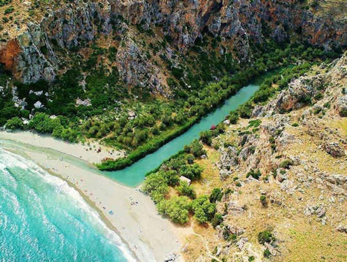 Der Palmenstrand Preveli